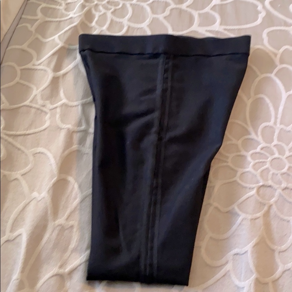 Midrise black dress leggings in size Medium